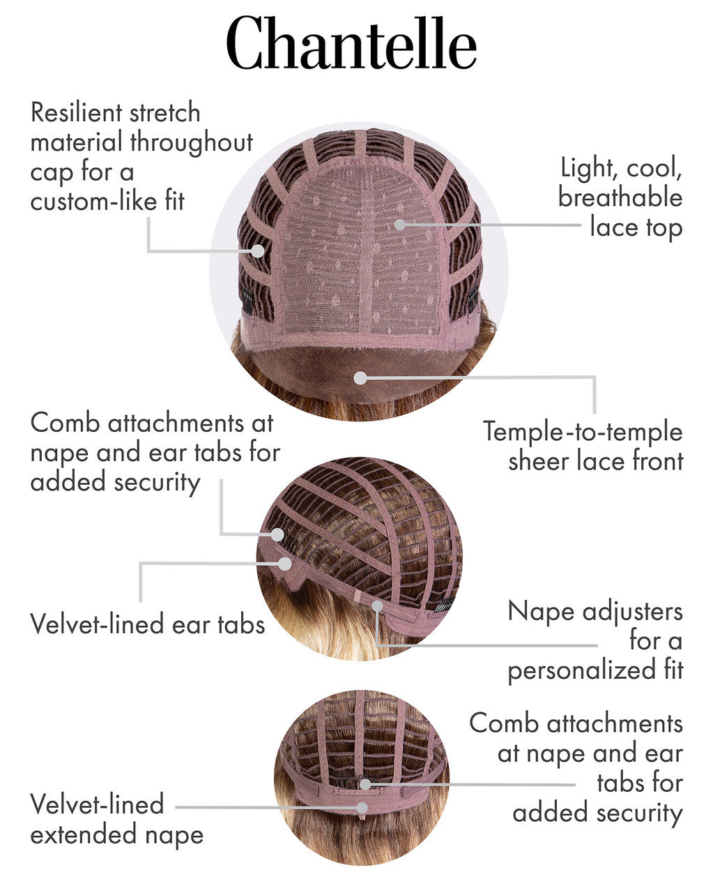 Chantelle Kim Kimble Wigs | Lace Front | Heat-Friendly Synthetic Hair