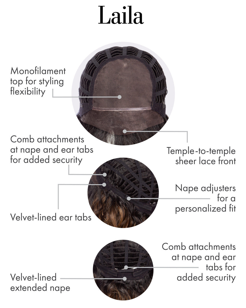 Laila Kim Kimble Wigs | Lace Front | Heat-Friendly Synthetic Hair