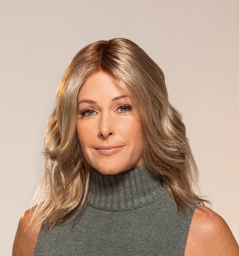 Willow | Jon Renau Wigs |  Lace Front Monotop hand tied  front view 3