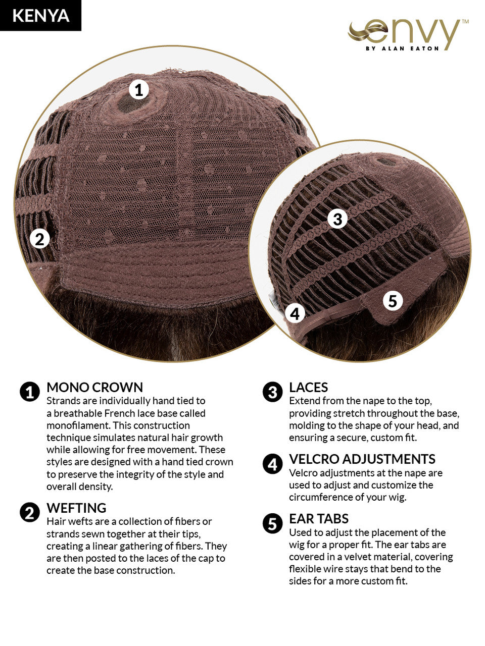 Kenya - Mono Part - Envy Wigs