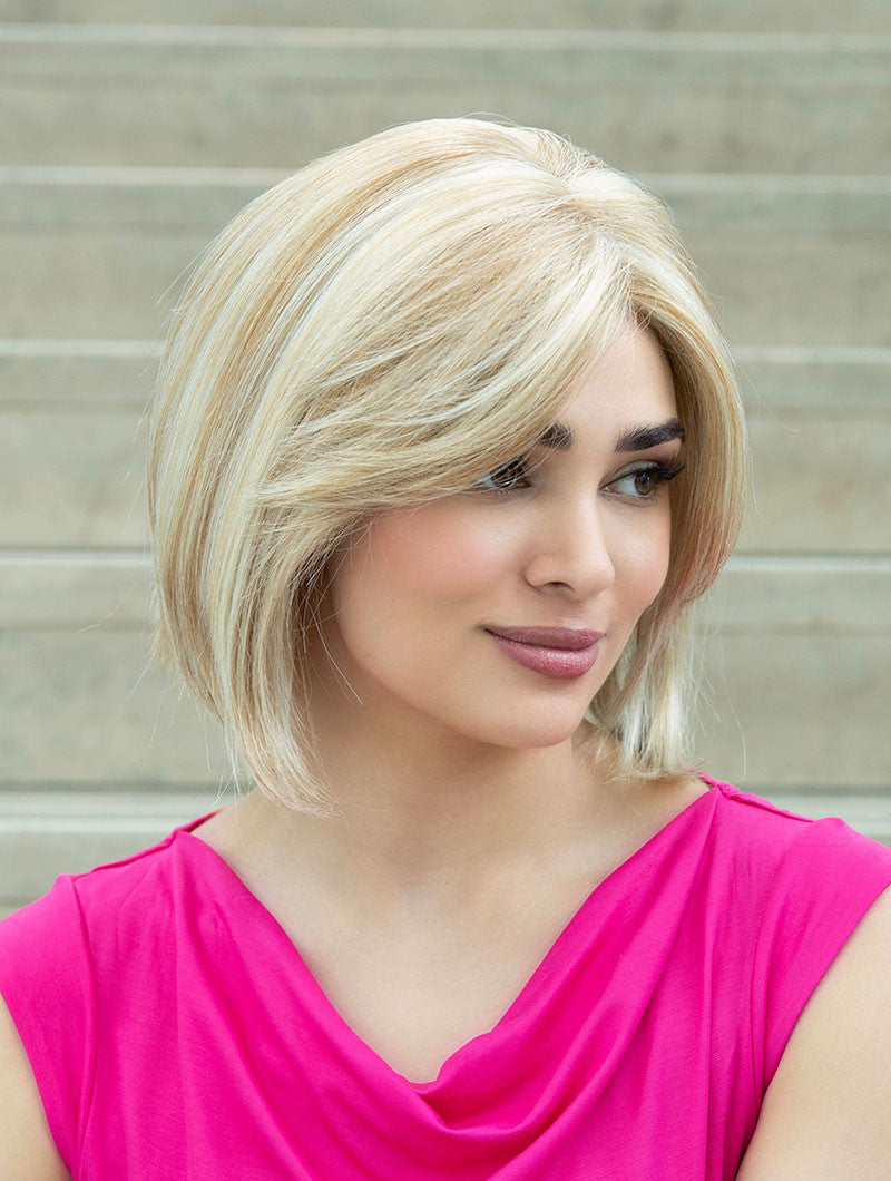 Envy Wigs Kimberly lace front  synthetic front view Color vanilla butter 5