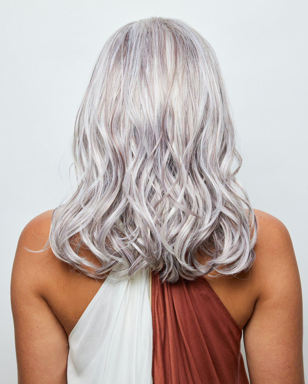 Kirby | Orchid Collection | Lace Front Lace part | back View | Frozen Mulberry