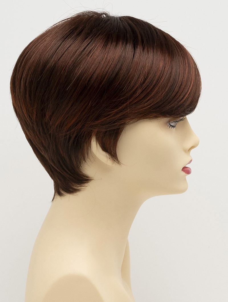 Kris | Envy | Hand Tied Mono Part | Short Pixie | Synthetic