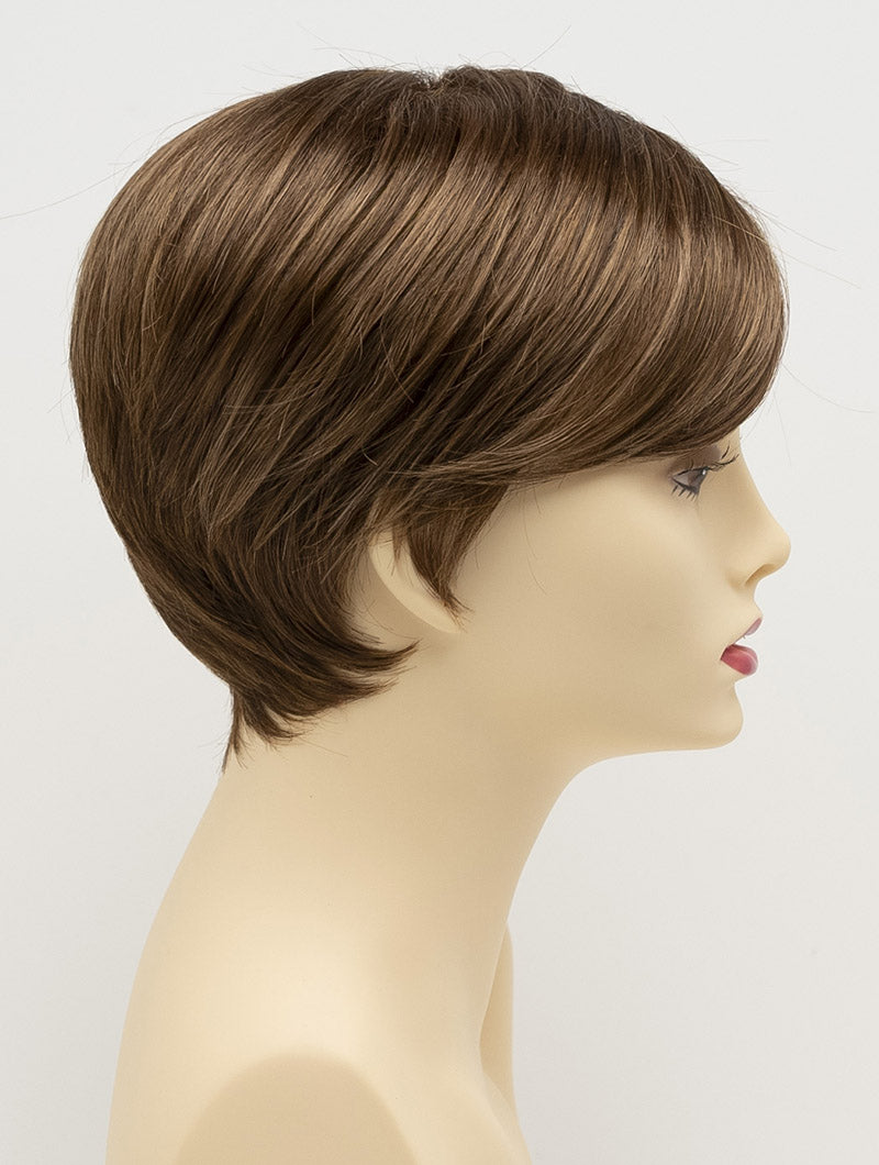 Kris | Envy | Hand Tied Mono Part | Short Pixie | Synthetic