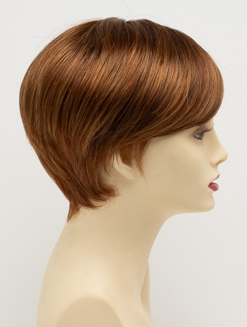 Kris | Envy | Hand Tied Mono Part | Short Pixie | Synthetic