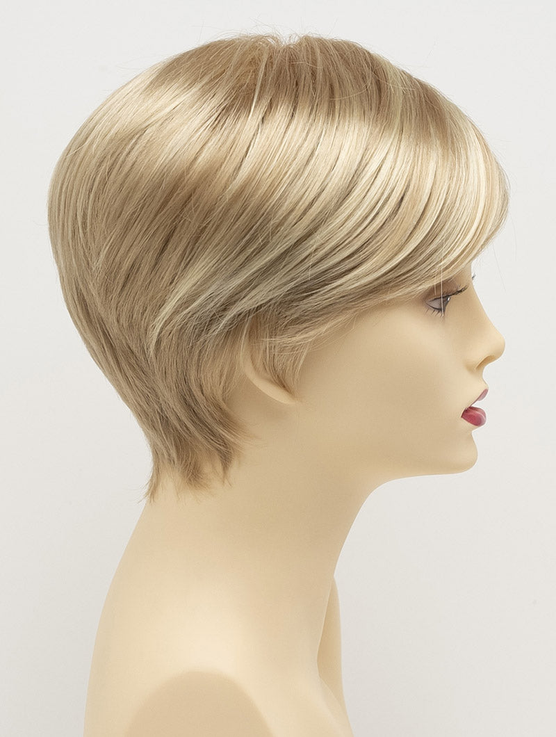 Kris | Envy | Hand Tied Mono Part | Short Pixie | Synthetic