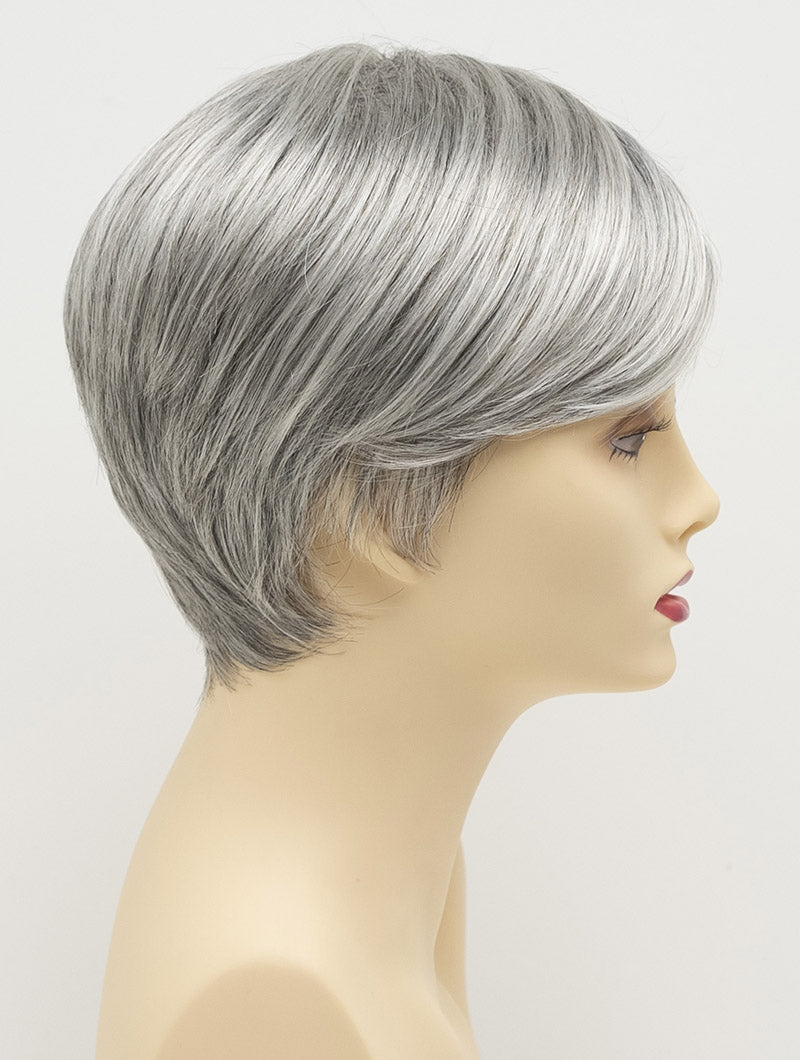 Kris | Envy | Hand Tied Mono Part | Short Pixie | Synthetic
