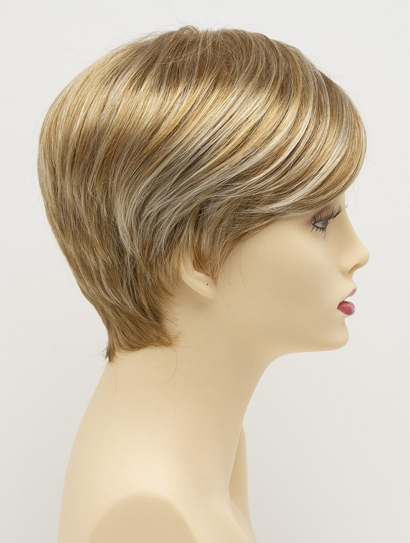 Kris | Envy | Hand Tied Mono Part | Short Pixie | Synthetic
