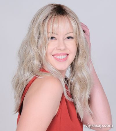 London High Tea |  Belle Tress | Lace Front Center Part Heat Safe BUTTERBEER BLONDE 2