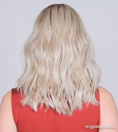 London High Tea |  Belle Tress | Lace Front Center Part Heat Safe BUTTERBEER BLONDE 6
