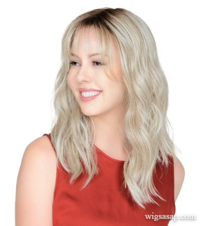 London High Tea |  Belle Tress | Lace Front Center Part Heat Safe BUTTERBEER BLONDE 4