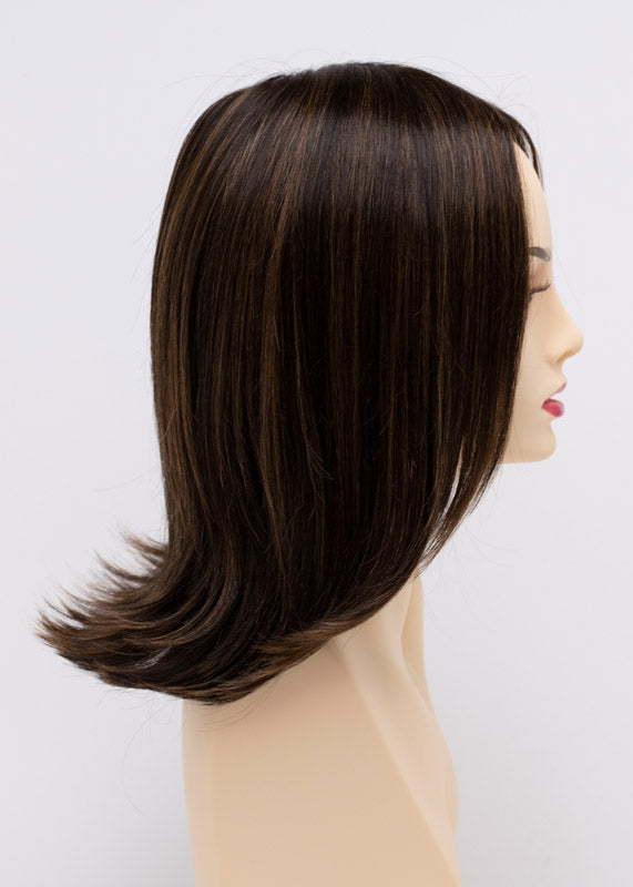 Lisa | Envy | Lace Front Mono Top | Long Layered Bob (Lob) | Human Hair Blend