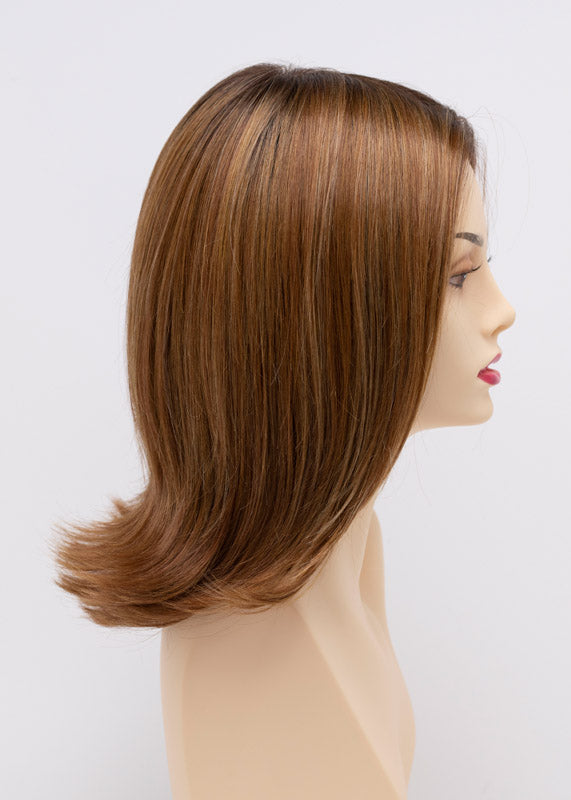 Lisa | Envy | Lace Front Mono Top | Long Layered Bob (Lob) | Human Hair Blend