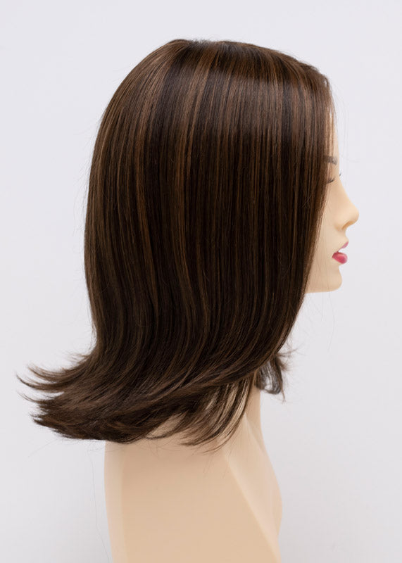 Lisa | Envy | Lace Front Mono Top | Long Layered Bob (Lob) | Human Hair Blend