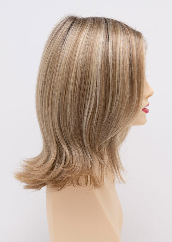Lisa | Envy | Lace Front Mono Top | Long Layered Bob (Lob) | Human Hair Blend