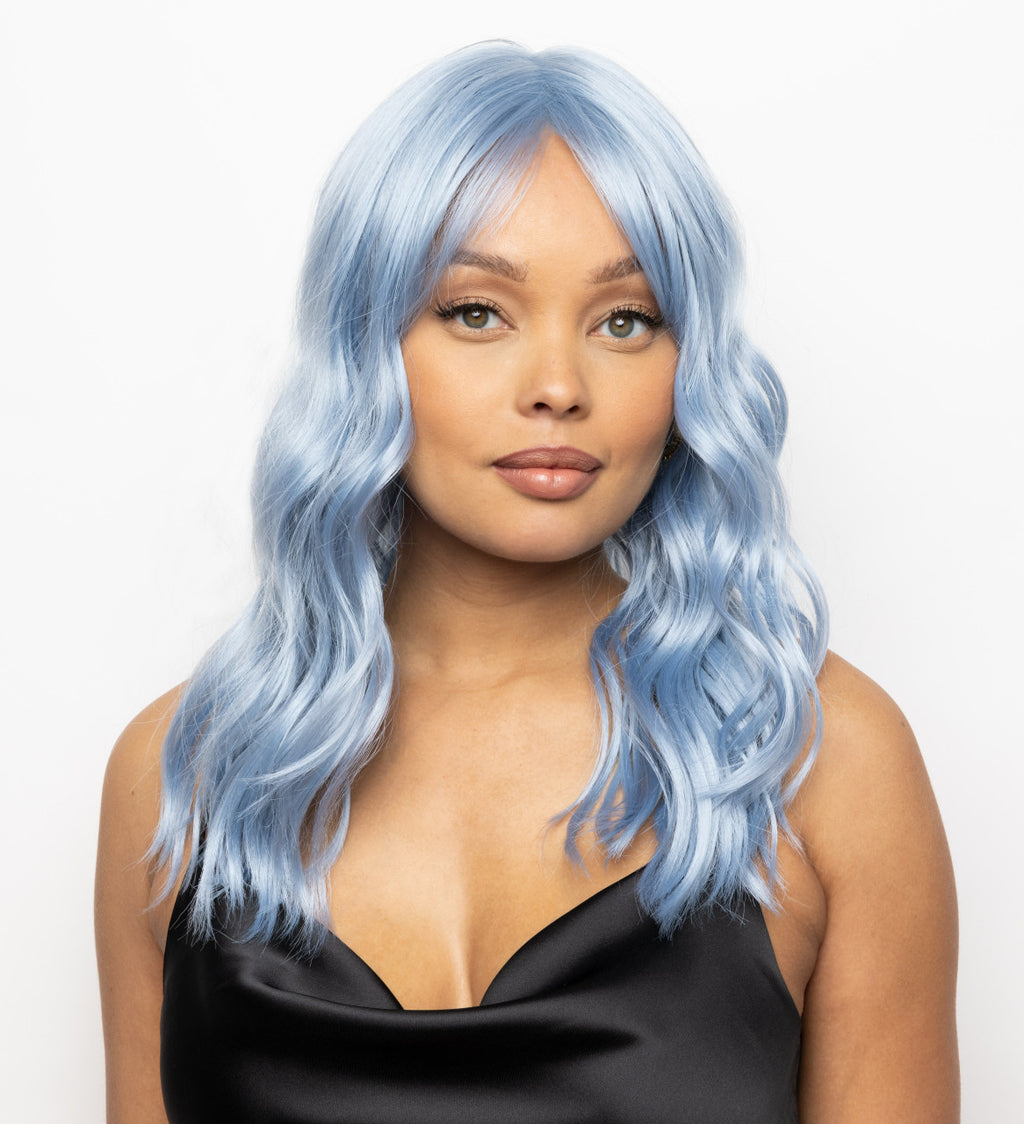 LUSH WAVEZ SYNTHETIC WIG  front view