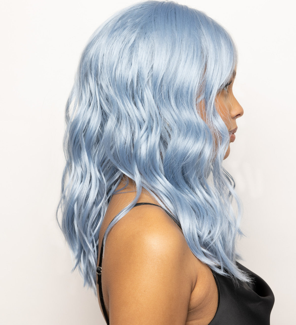 LUSH WAVEZ SYNTHETIC WIG  side view