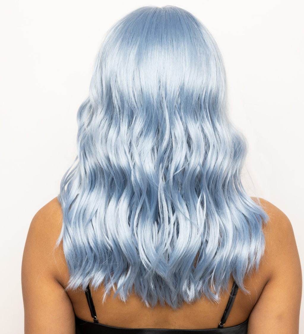 LUSH WAVEZ SYNTHETIC WIG  back view