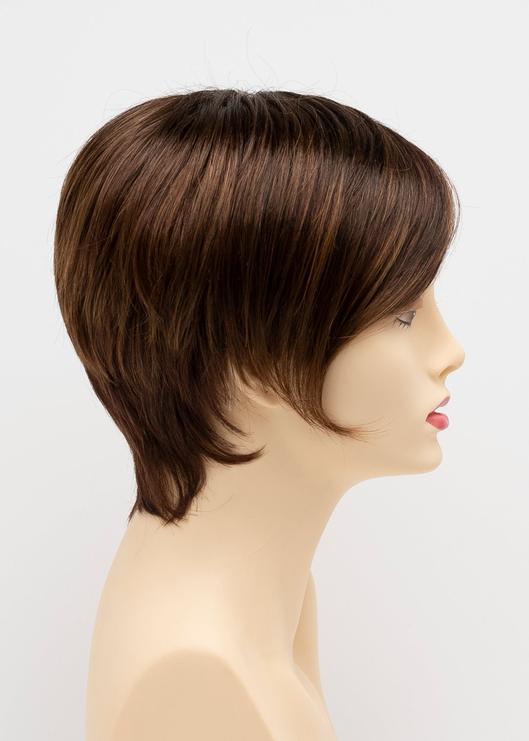 Miley | Envy | Mono Part | Short Layered Pixie | Synthetic