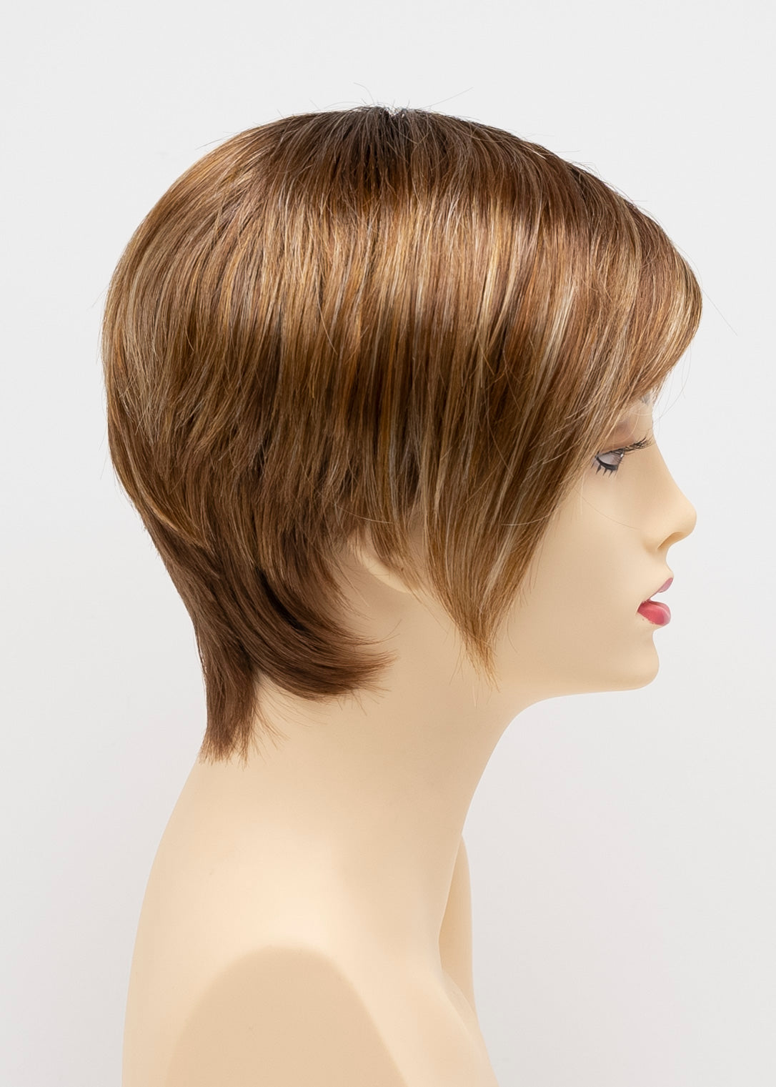 Miley | Envy | Mono Part | Short Layered Pixie | Synthetic