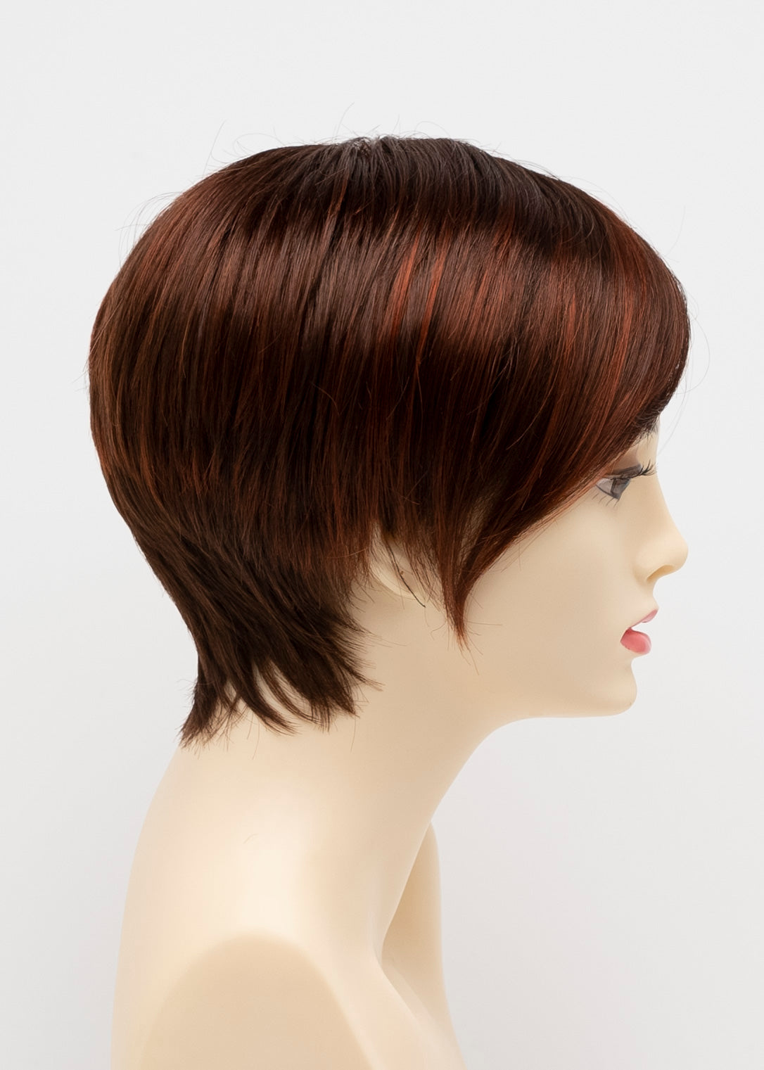 Miley | Envy | Mono Part | Short Layered Pixie | Synthetic