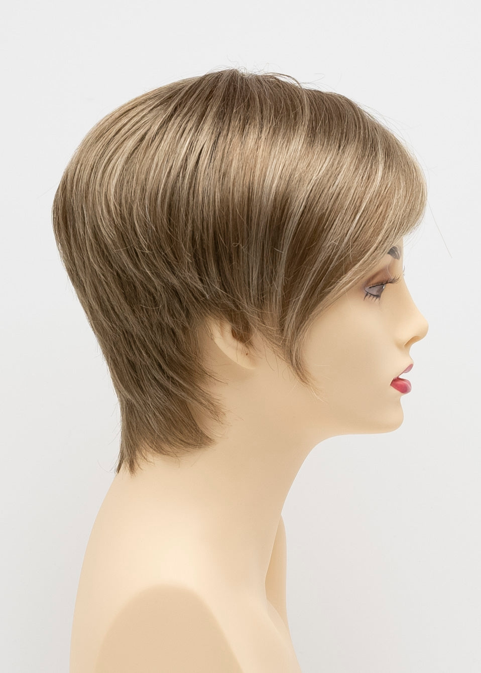 Miley | Envy | Mono Part | Short Layered Pixie | Synthetic