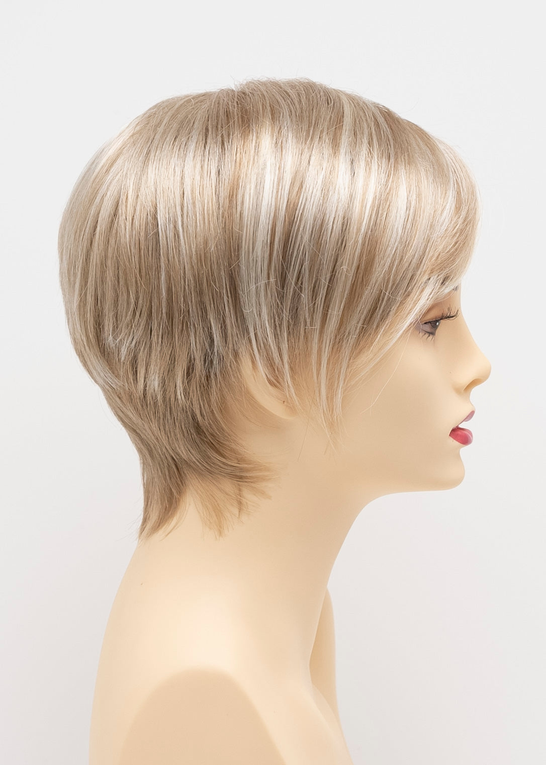 Miley | Envy | Mono Part | Short Layered Pixie | Synthetic