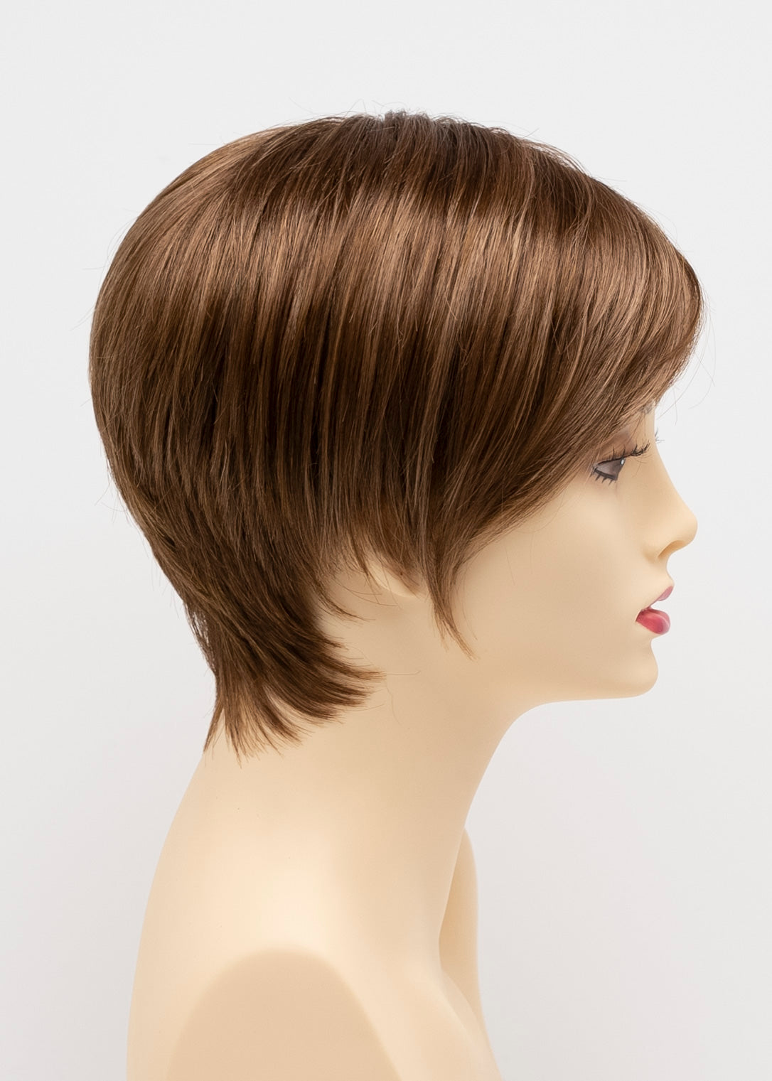 Miley | Envy | Mono Part | Short Layered Pixie | Synthetic