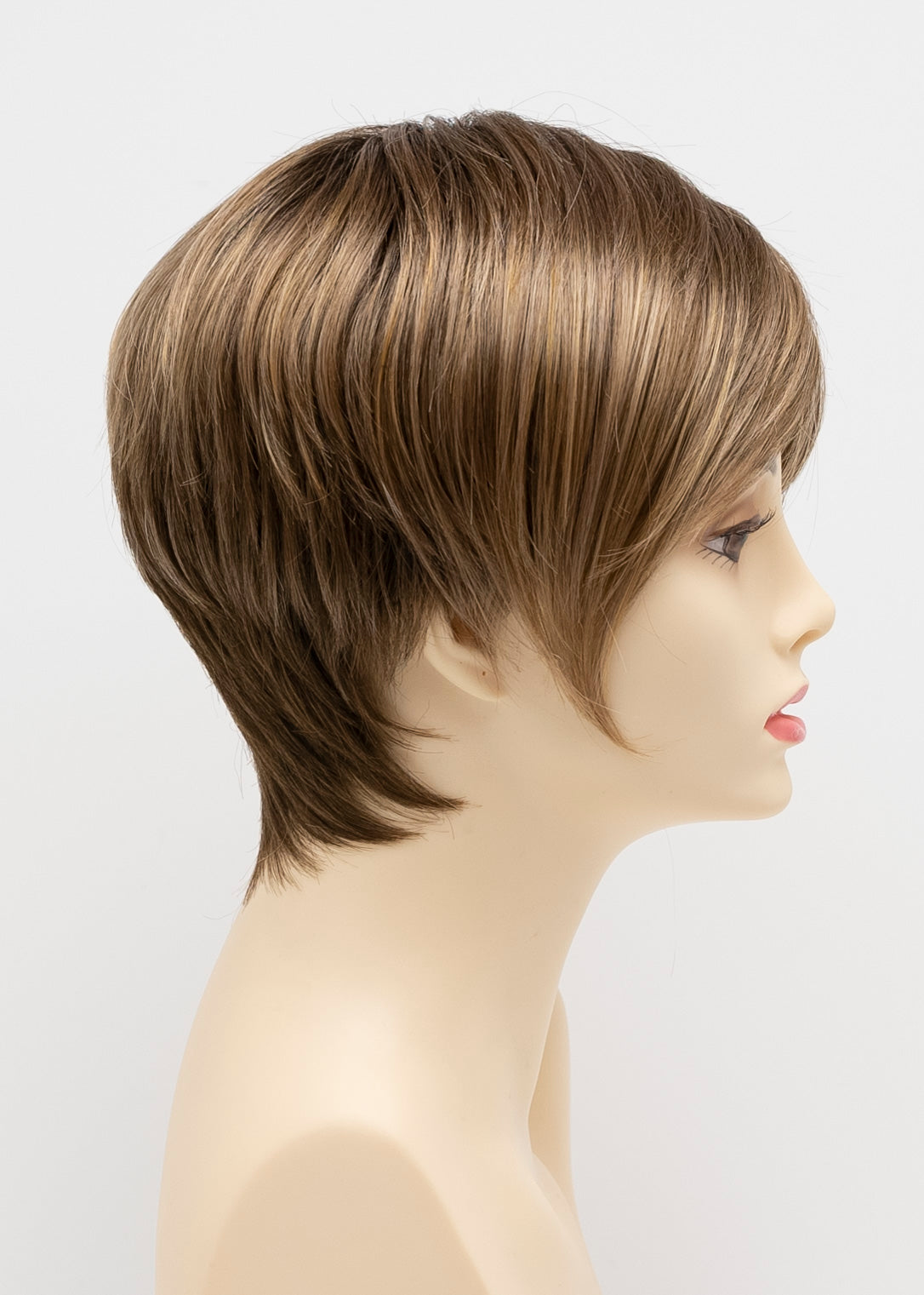 Miley | Envy | Mono Part | Short Layered Pixie | Synthetic