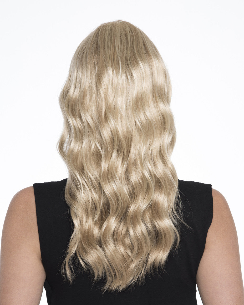 Maya - Envy Wigs - mono top lace front back view