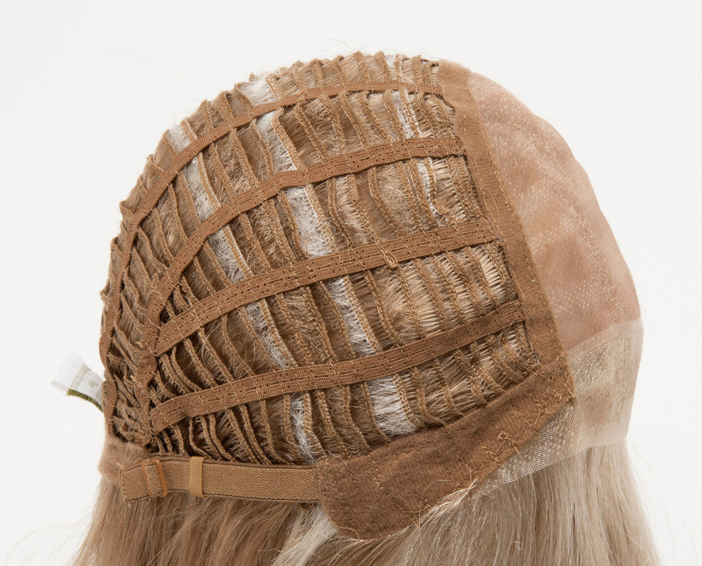 Maya - Envy Wigs - mono top lace front cap view