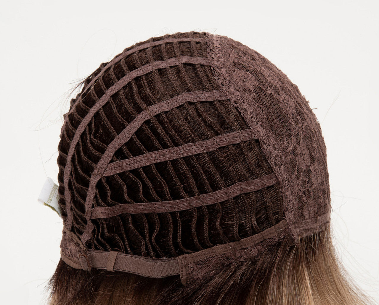 Envy Wigs Mckenzie lace front  synthetic cap view |  sparkling champagne