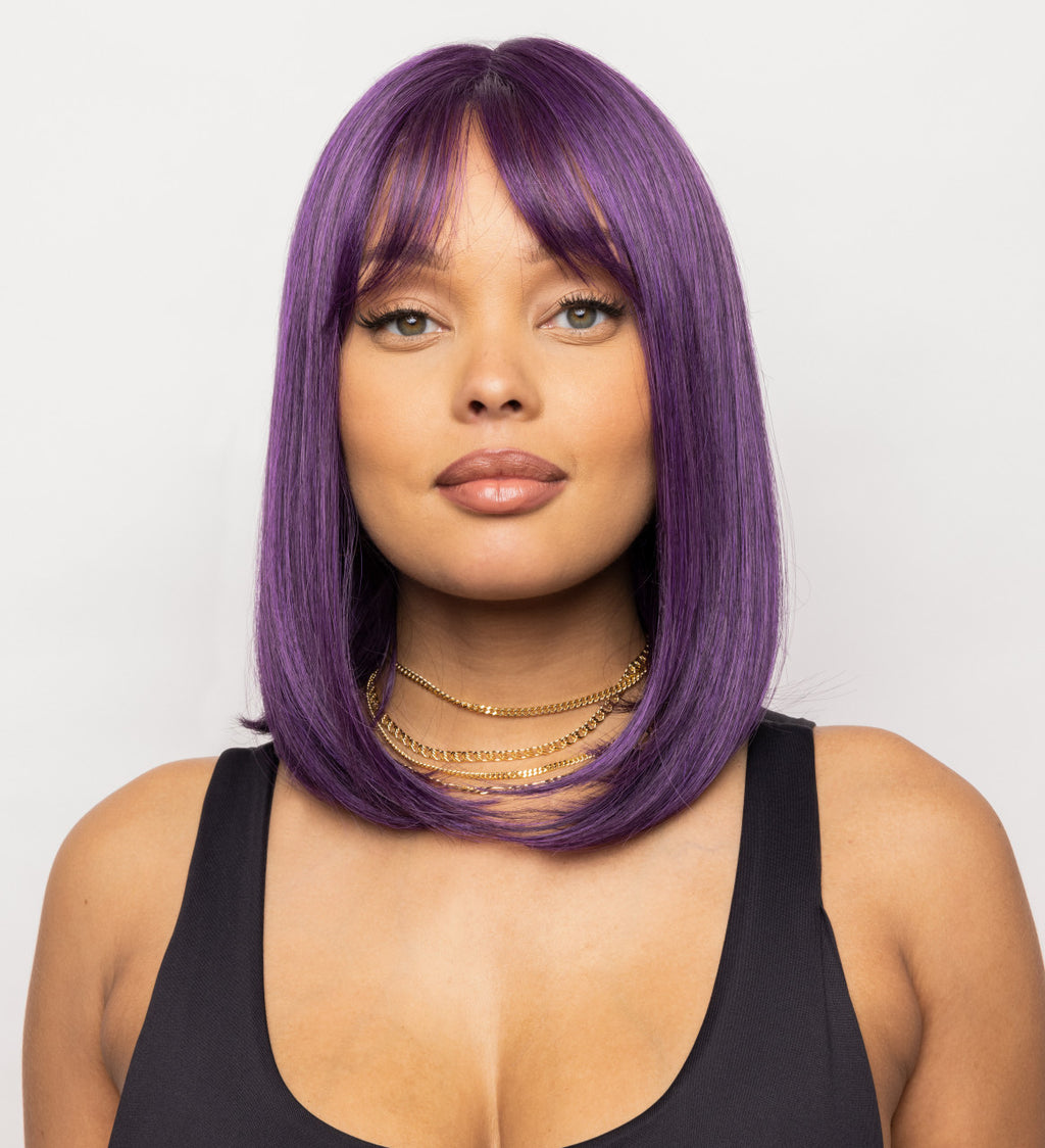 MOD SLEEK SYNTHETIC WIG front view