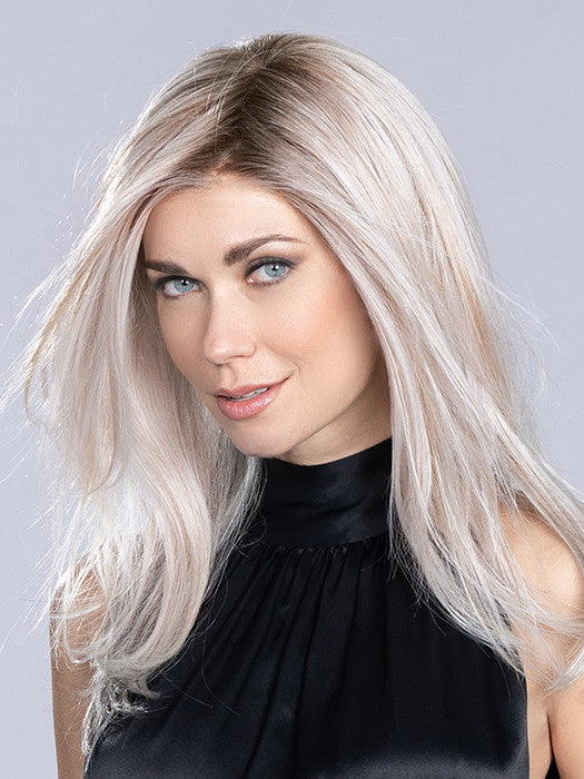 MUSIC by ELLEN WILLE in METALLIC BLONDE ROOTED 60.101.51 | Pearl White, Pearl Platinum with Dark and Lightest Brown and Grey Blend with Shaded Roots-3