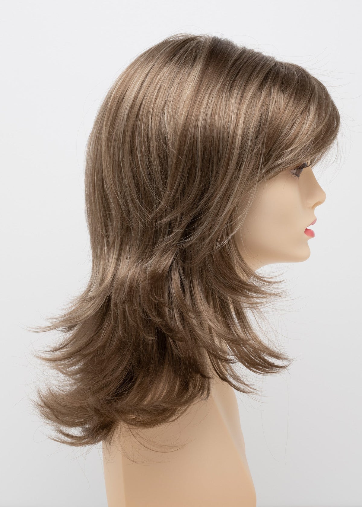 Petite Nadia | Envy | Mono Part Hand-Tied | Long Layered | Synthetic