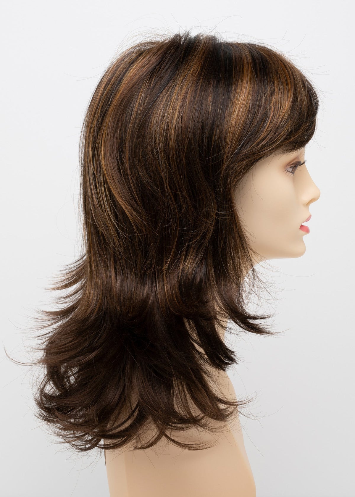 Petite Nadia | Envy | Mono Part Hand-Tied | Long Layered | Synthetic