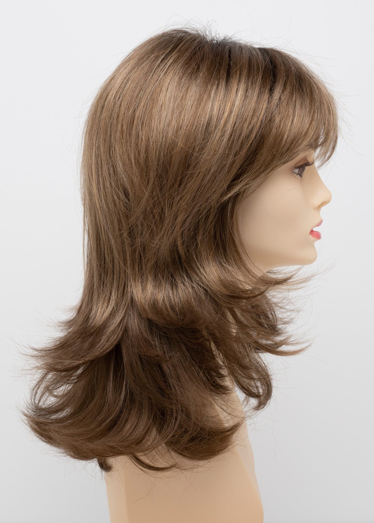 Petite Nadia | Envy | Mono Part Hand-Tied | Long Layered | Synthetic