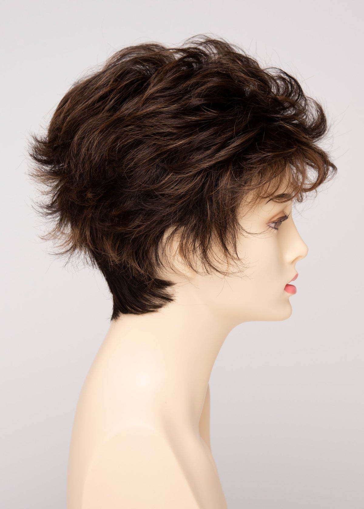 Olivia | Envy | Open Top | Short Layered | Human Hair Blend