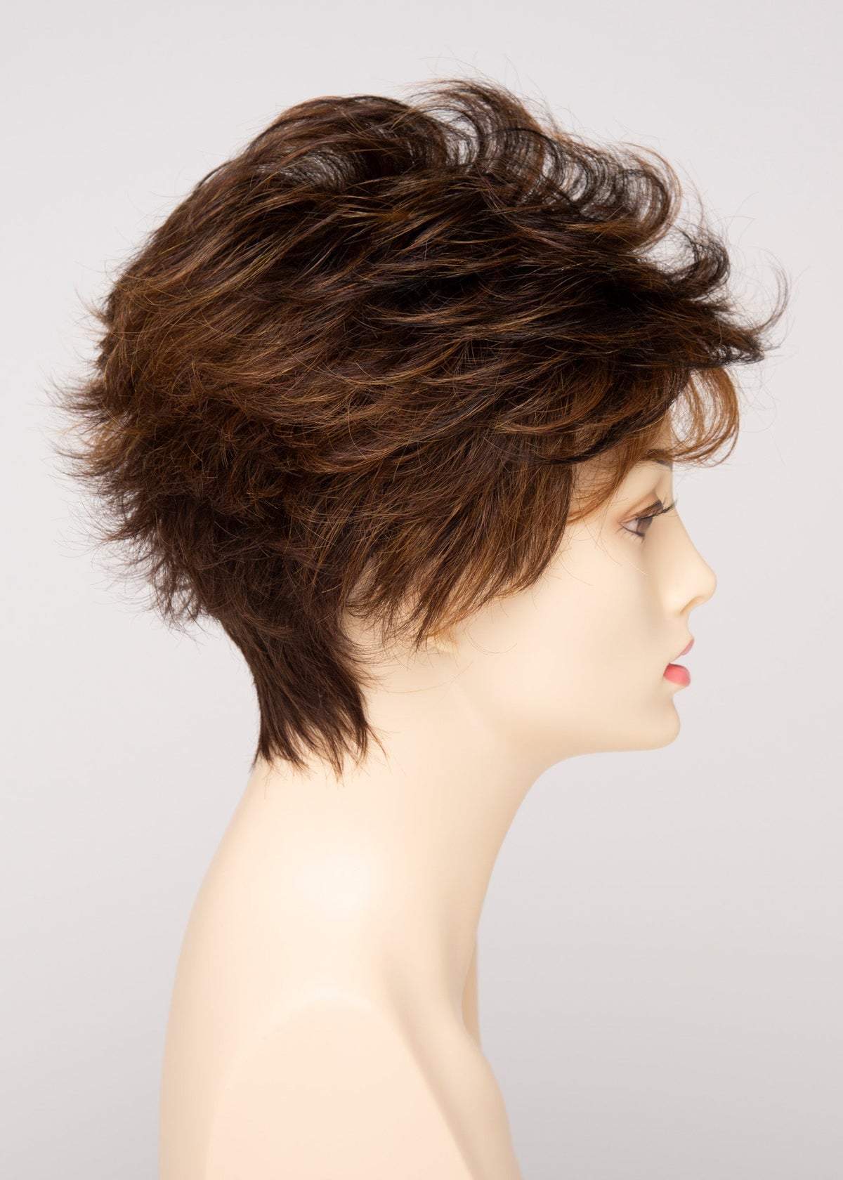 Olivia | Envy | Open Top | Short Layered | Human Hair Blend