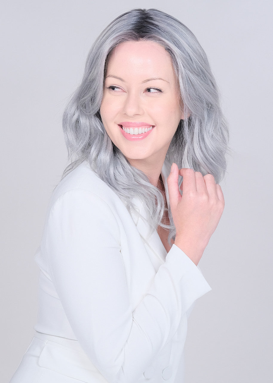 Peerless 18 |  Belle Tress Wigs | Lace Front Center Part -front 2