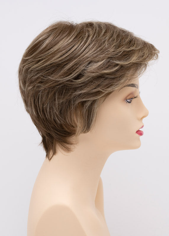 Paula | Envy | Lace Front Mono Top Hand-Tied | Short Pixie | Human Hair Blend