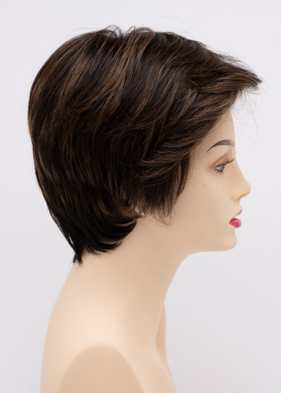 Paula | Envy | Lace Front Mono Top Hand-Tied | Short Pixie | Human Hair Blend