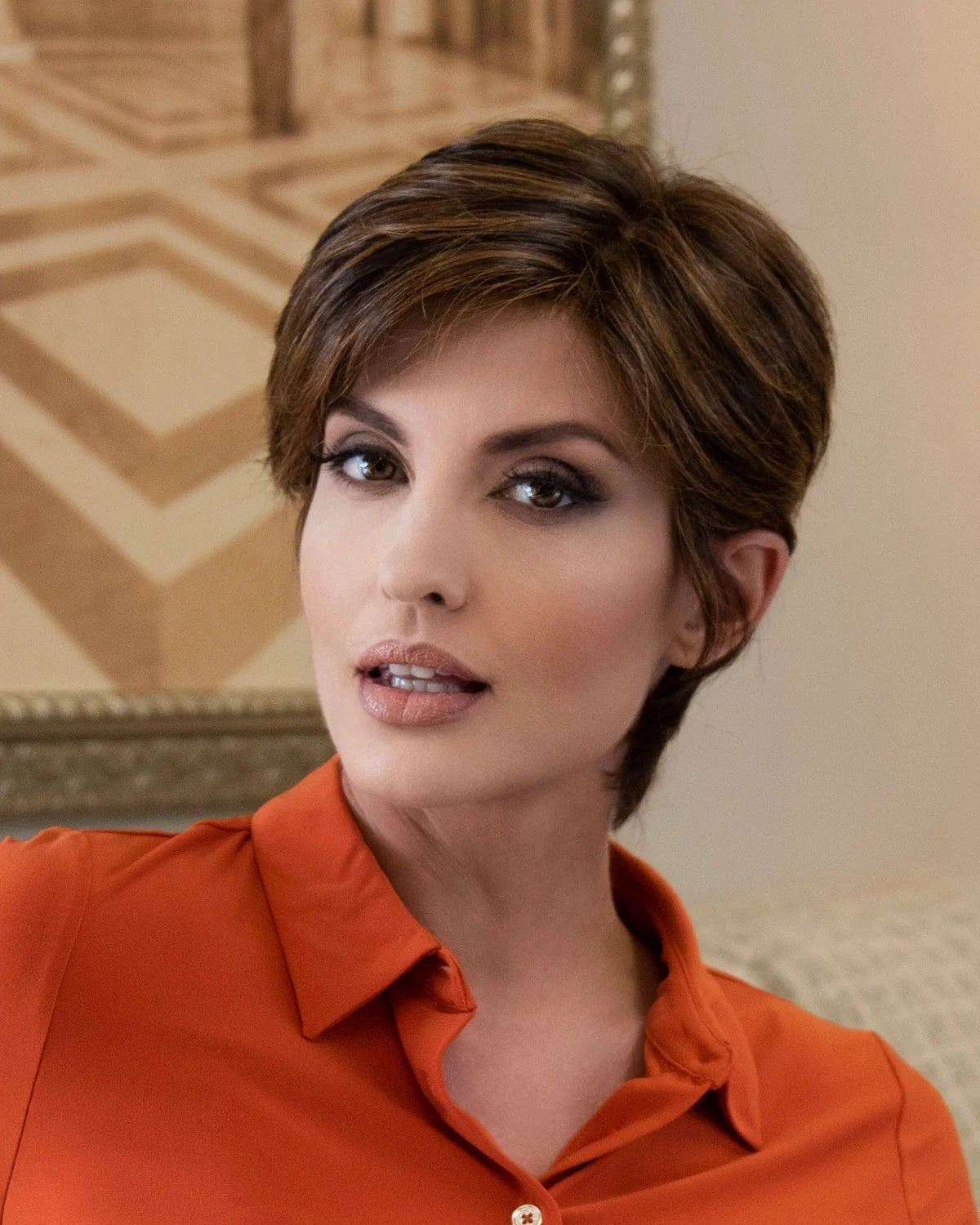 Paula | Envy | Lace Front Mono Top Hand-Tied | Short Pixie | Human Hair Blend