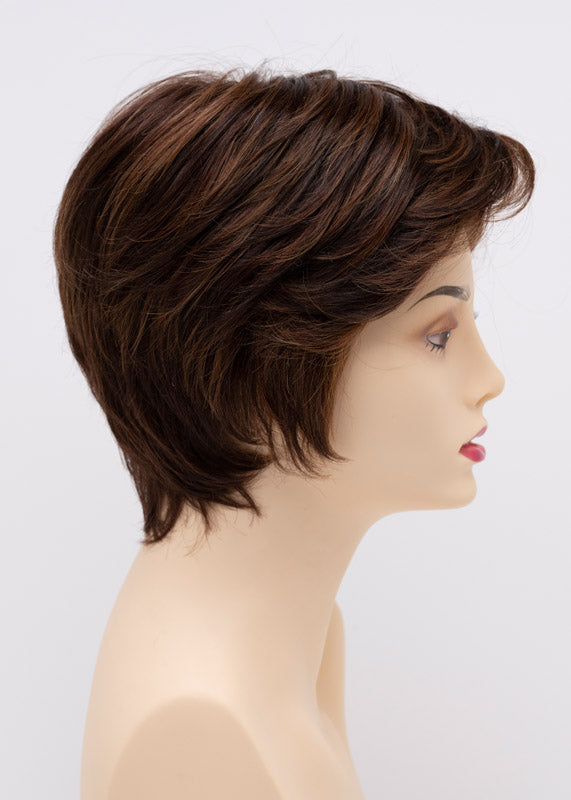 Paula | Envy | Lace Front Mono Top Hand-Tied | Short Pixie | Human Hair Blend