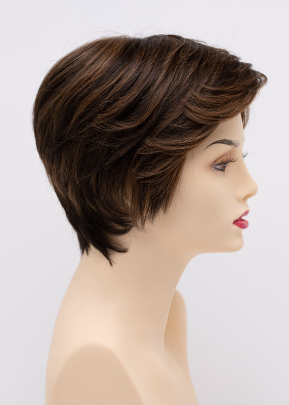 Paula | Envy | Lace Front Mono Top Hand-Tied | Short Pixie | Human Hair Blend