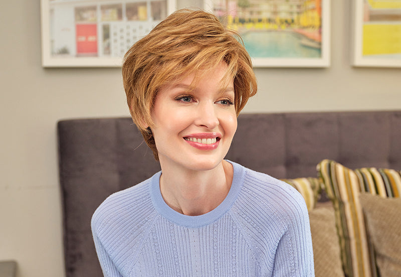 Paula | Envy | Lace Front Mono Top Hand-Tied | Short Pixie | Human Hair Blend