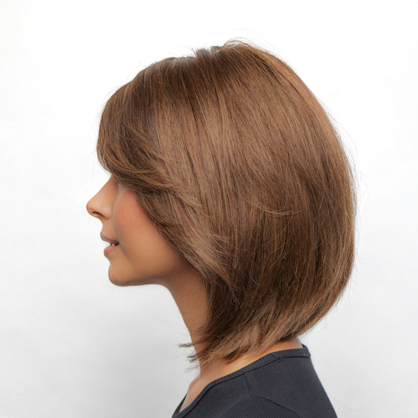 Payton Orchid Wigs | Human Hair | Lace Front Monotop -side view 