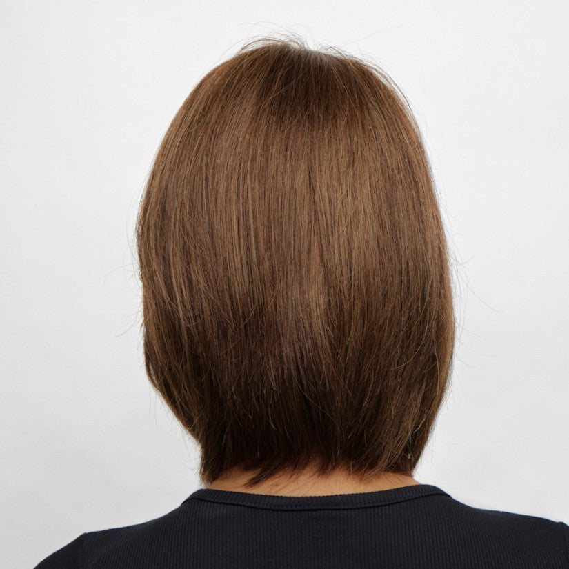 Payton Orchid Wigs | Human Hair | Lace Front Monotop - back view 