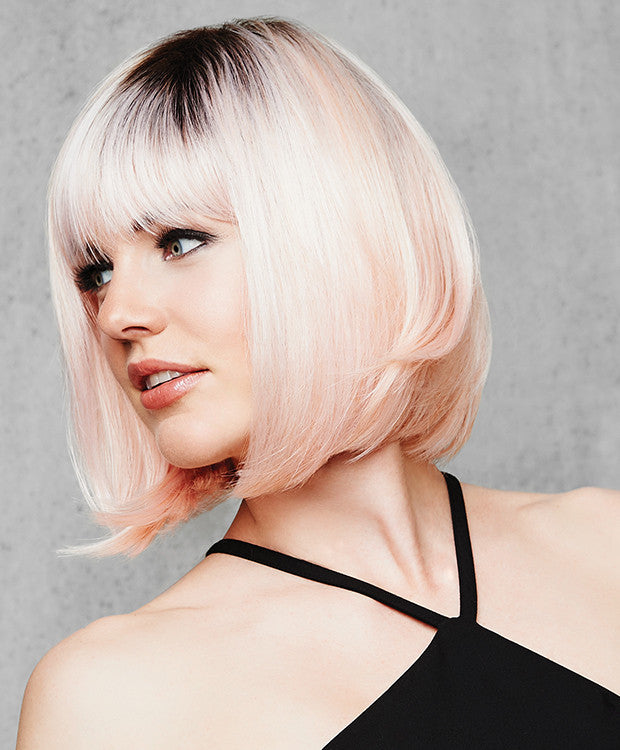Peachy Keen | HF Synthetic Wig | Hairdo Wigs side view 2