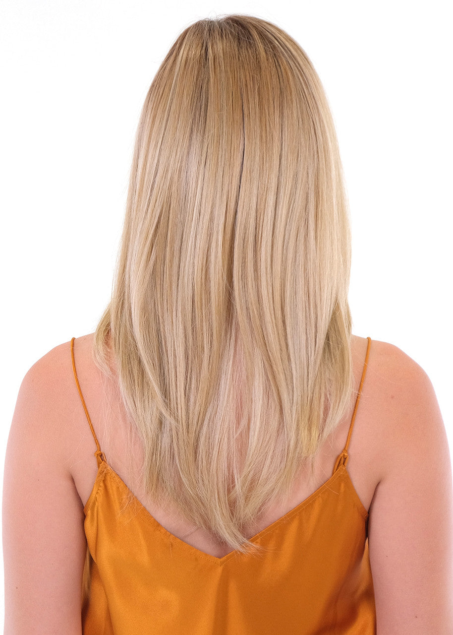 Premium 100% Hand-made Topper Straight 18  | Belle Tress